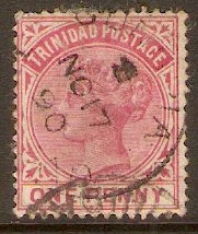 Trinidad 1883 1d Carmine. SG107.